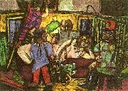 Max Beckmann husvagnen oil painting